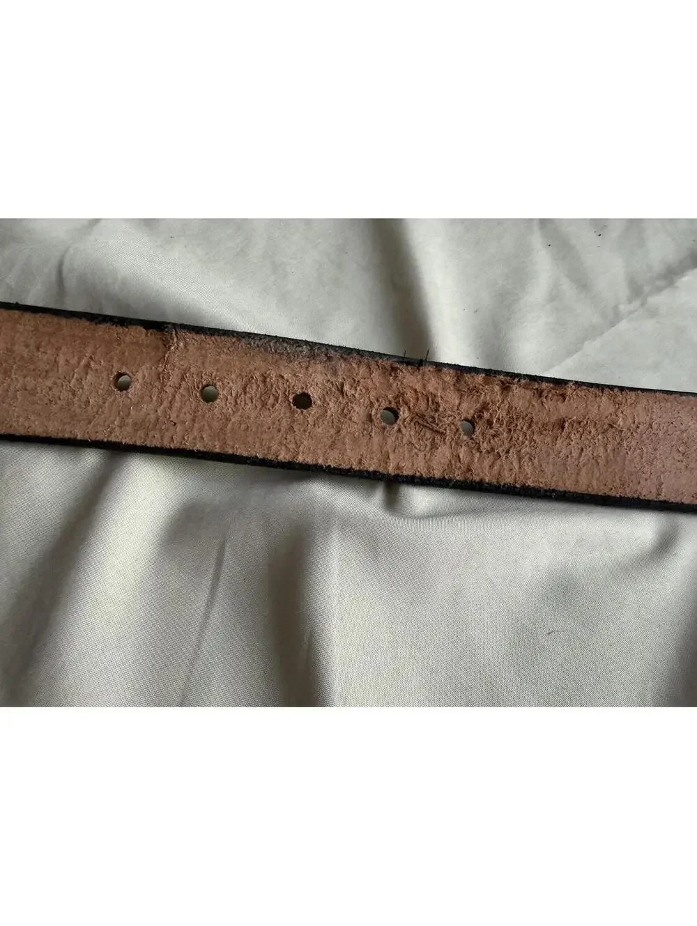Vintage A.L. Johnson Tooled Leather Western Belt Size 26 XS